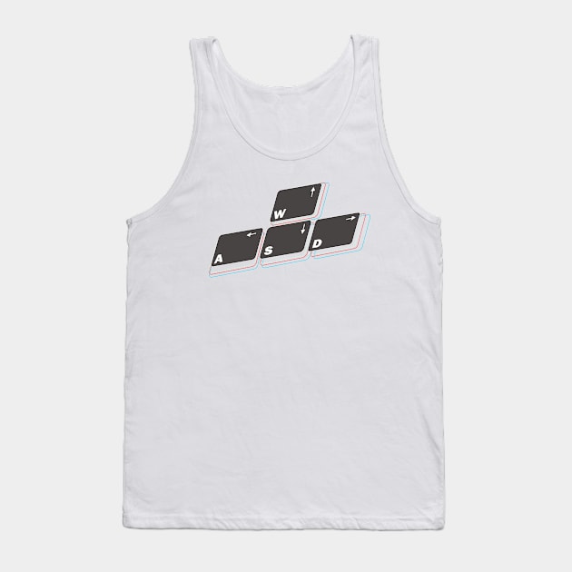 keyboard gaming Tank Top by thriveart